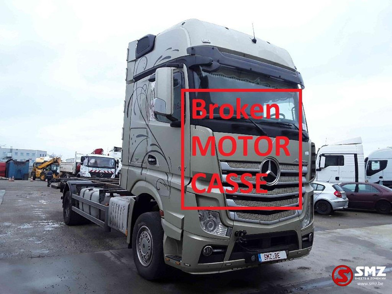 Mercedes-Benz Actros 1851 motor KO broken casse - Kontejnérový podvozek/ Výměnná nástavba: obrázek 1 Mercedes-Benz Actros 1851 motor KO broken casse - Kontejnérový podvozek/ Výměnná nástavba: obrázek 1
