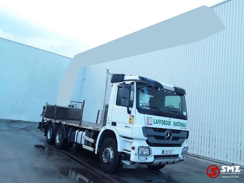 Nákladní automobil valníkový/ Plošinový, Auto s hydraulickou rukou Mercedes-Benz Actros 2641 lames steel: obrázek 1