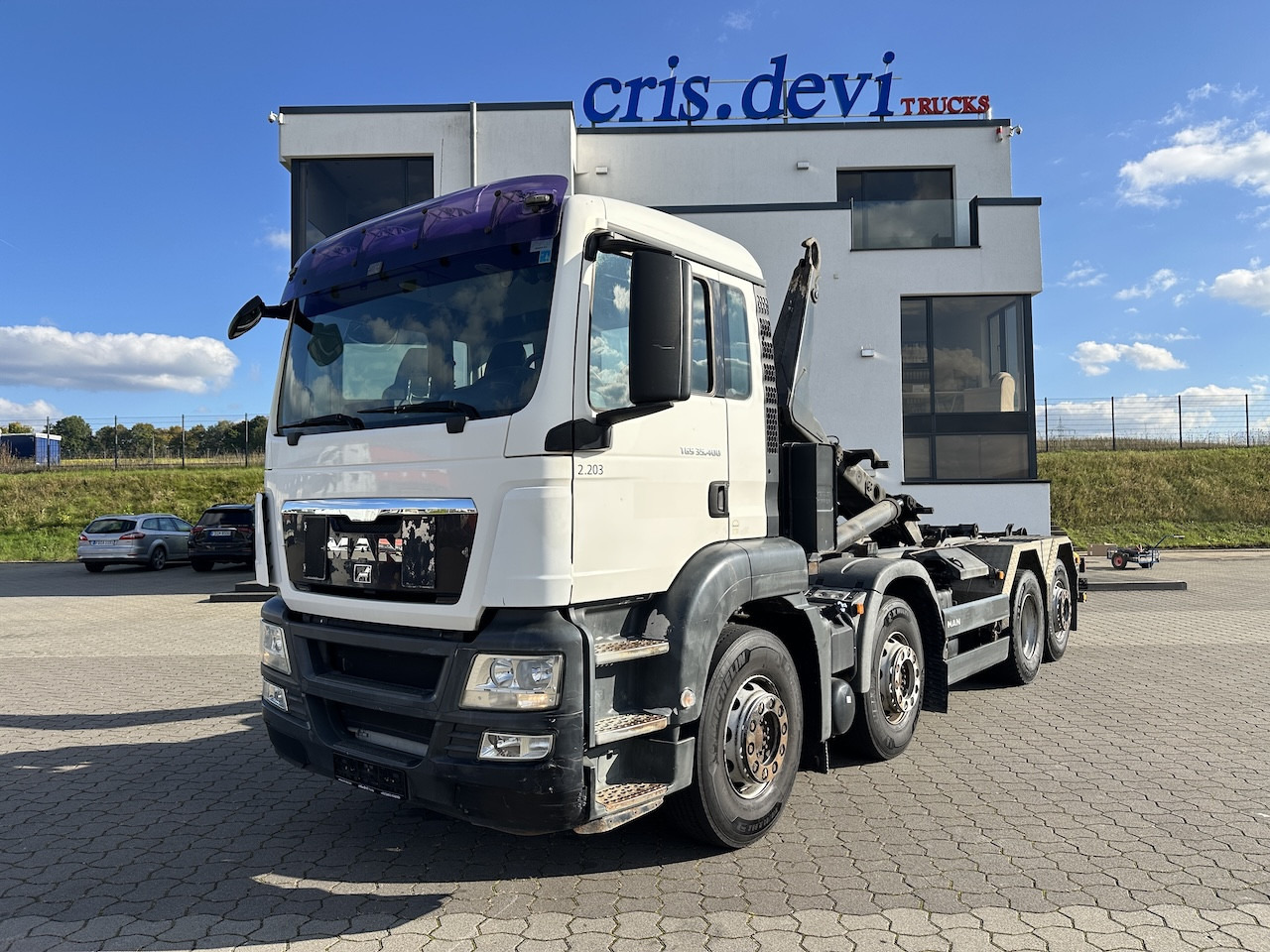 MAN TGS 35.400 8x2 Intarder Meiller Haken - Hákový nosič kontejnerů: obrázek 1 MAN TGS 35.400 8x2 Intarder Meiller Haken - Hákový nosič kontejnerů: obrázek 1