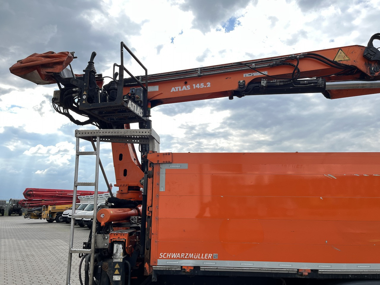 MAN TGX 26.480 6x2 Atlas 145.2 Kran Baustoff AHK - Nákladní automobil valníkový/ Plošinový, Auto s hydraulickou rukou: obrázek 5 MAN TGX 26.480 6x2 Atlas 145.2 Kran Baustoff AHK - Nákladní automobil valníkový/ Plošinový, Auto s hydraulickou rukou: obrázek 5