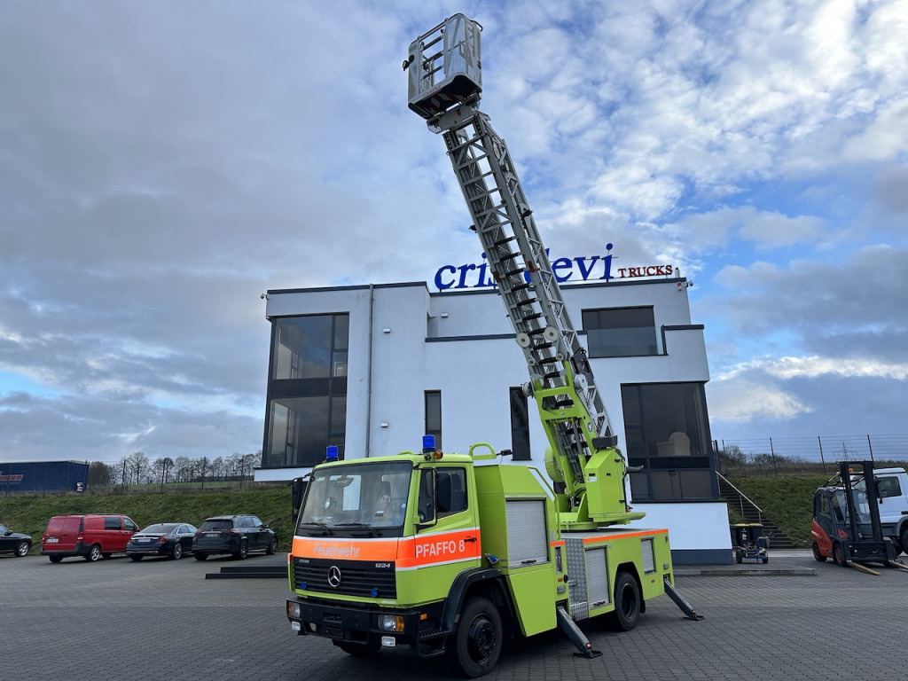 Mercedes-Benz 1224 4x2 Dreh Leiter 25 m Korb Feuerwehr - Autoplošina: obrázek 1 Mercedes-Benz 1224 4x2 Dreh Leiter 25 m Korb Feuerwehr - Autoplošina: obrázek 1