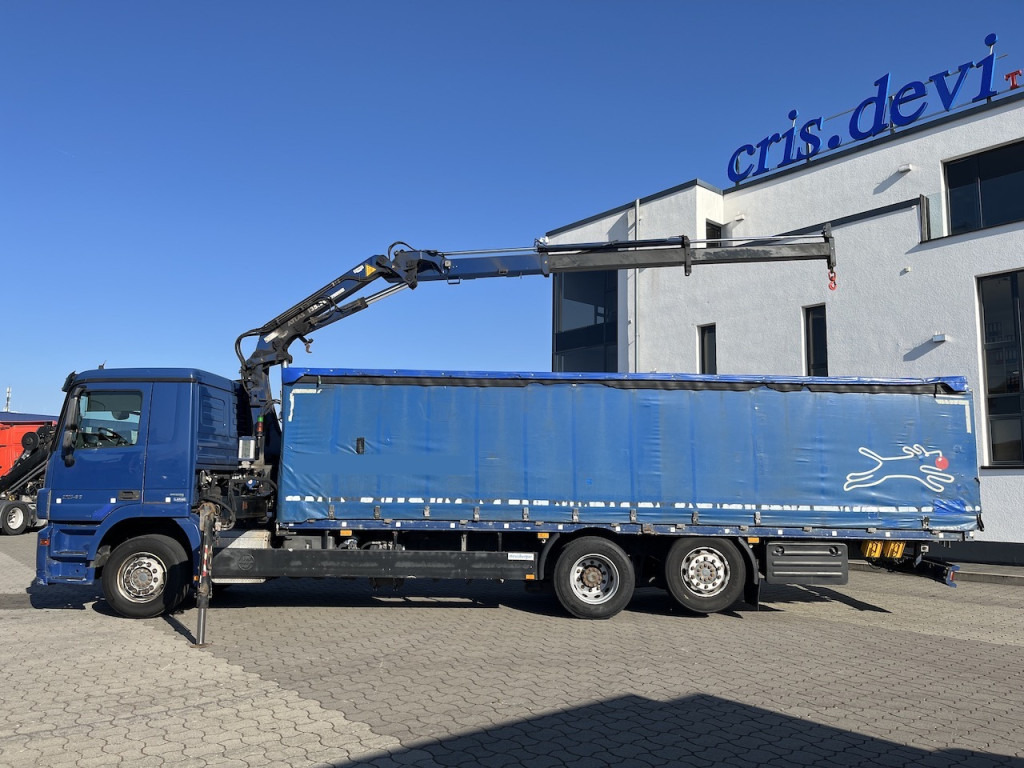 Mercedes-Benz 2541 6x2 Atlas 135.2E Pritsche 8,20 m Ausziehbar - Plachtový nákladní auto, Auto s hydraulickou rukou: obrázek 4 Mercedes-Benz 2541 6x2 Atlas 135.2E Pritsche 8,20 m Ausziehbar - Plachtový nákladní auto, Auto s hydraulickou rukou: obrázek 4