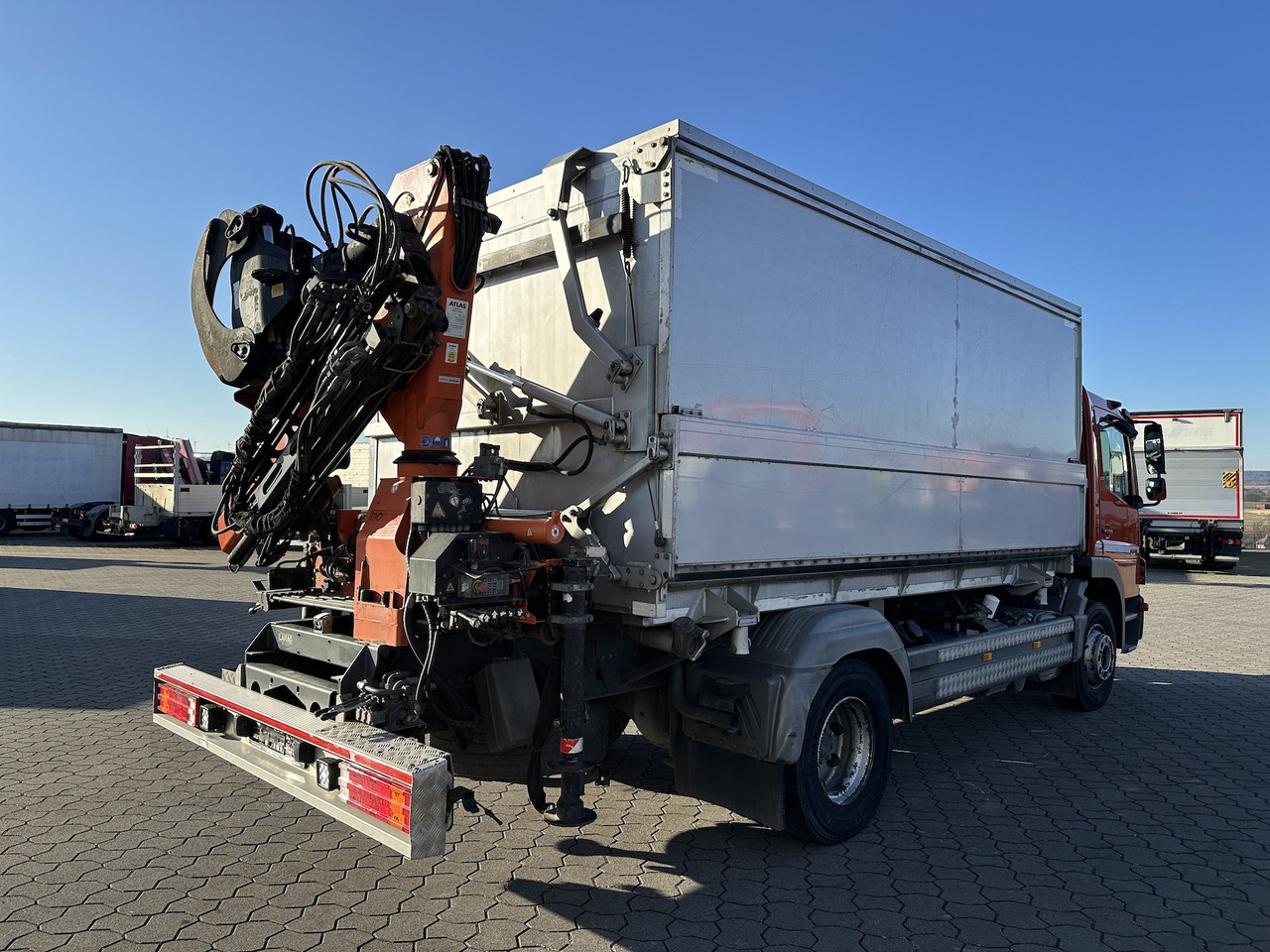 Auto s hydraulickou rukou, Sklápěč Mercedes-Benz Atego 1529 4x2  Atlas 57.3-A2   Kadaverkipper: obrázek 11