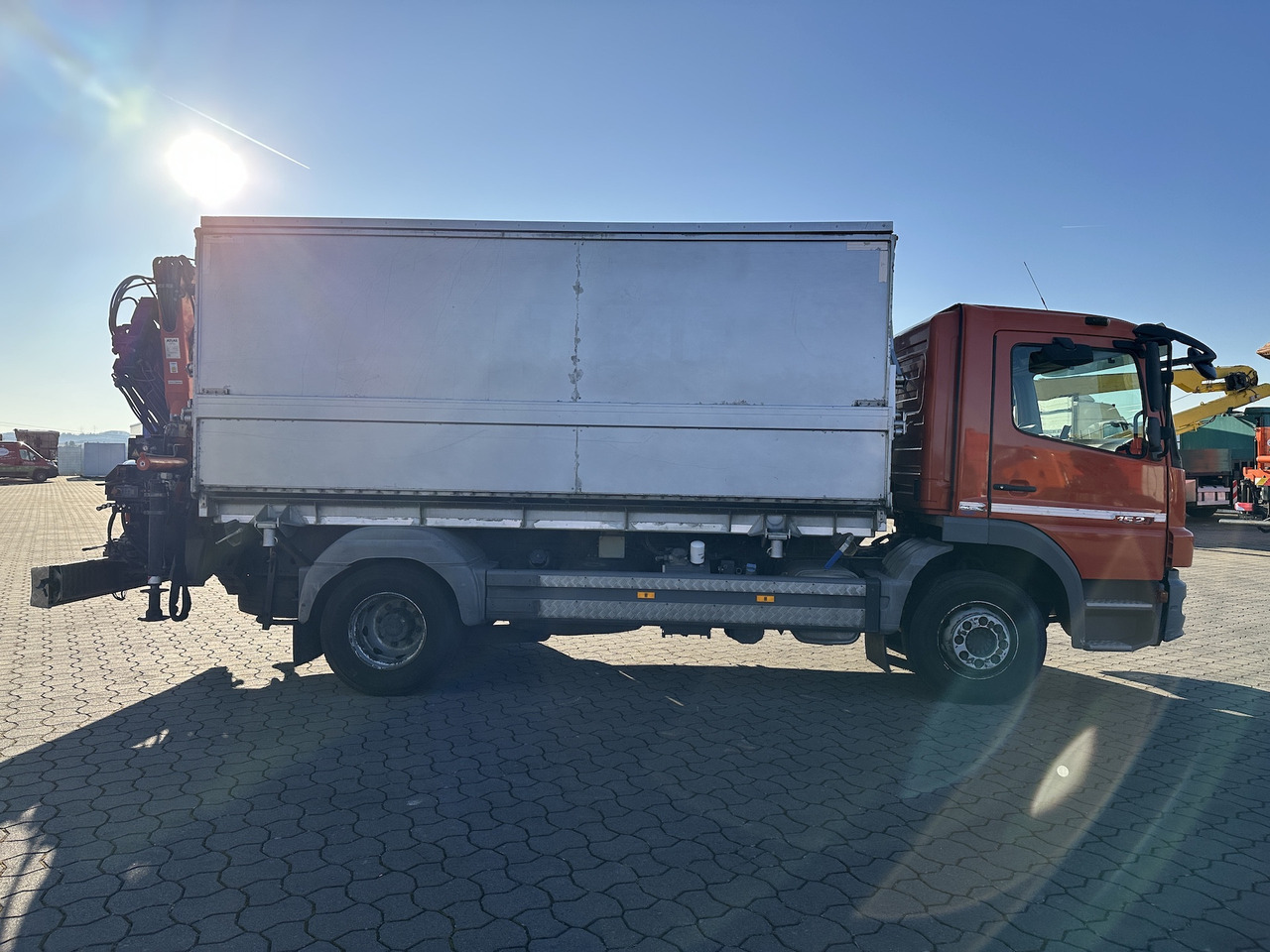 Auto s hydraulickou rukou, Sklápěč Mercedes-Benz Atego 1529 4x2  Atlas 57.3-A2   Kadaverkipper: obrázek 12