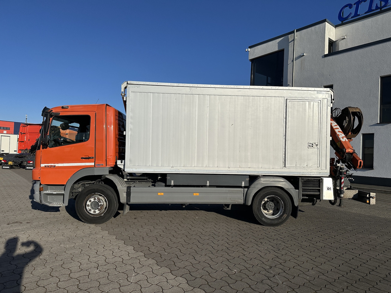 Auto s hydraulickou rukou, Sklápěč Mercedes-Benz Atego 1529 4x2  Atlas 57.3-A2   Kadaverkipper: obrázek 9
