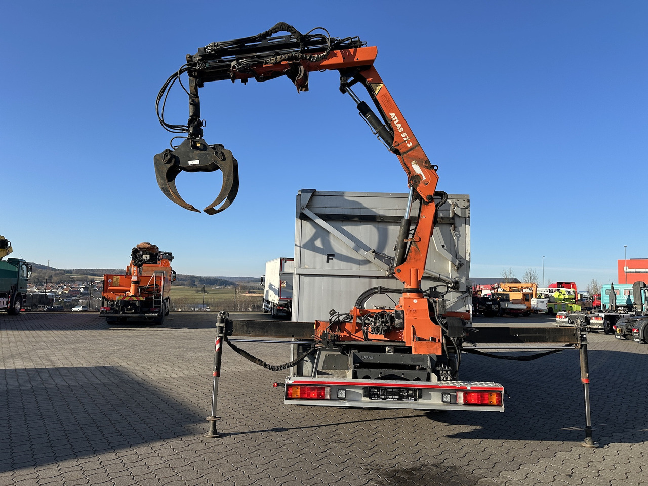 Mercedes-Benz Atego 1529 4x2  Atlas 57.3-A2   Kadaverkipper - Auto s hydraulickou rukou, Sklápěč: obrázek 3 Mercedes-Benz Atego 1529 4x2  Atlas 57.3-A2   Kadaverkipper - Auto s hydraulickou rukou, Sklápěč: obrázek 3