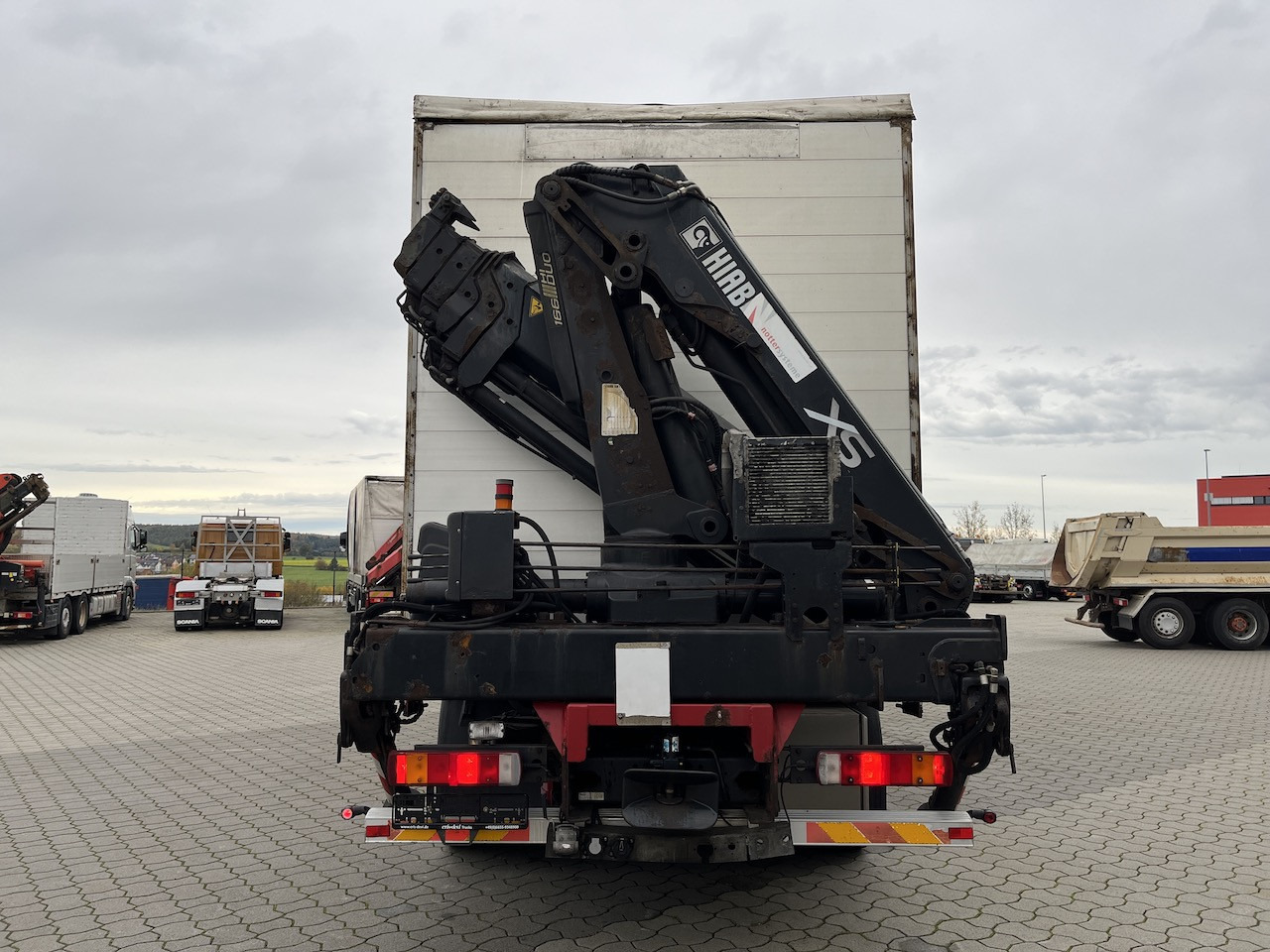 Plachtový nákladní auto, Auto s hydraulickou rukou Scania R440 6x2  Hiab 166 E-5 HiDuo | AHK | Lenk-Lift A.: obrázek 10
