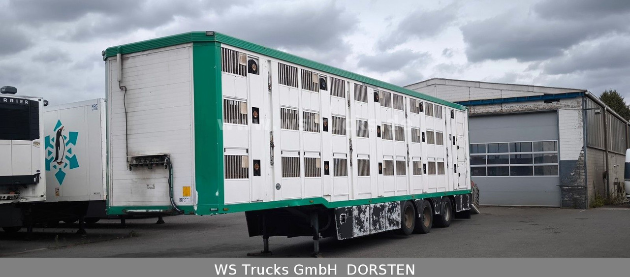 Menke-Janzen 3 Stock , Lenkachse , Hubdach - Návěs na přepravu zvířat: obrázek 1 Menke-Janzen 3 Stock , Lenkachse , Hubdach - Návěs na přepravu zvířat: obrázek 1