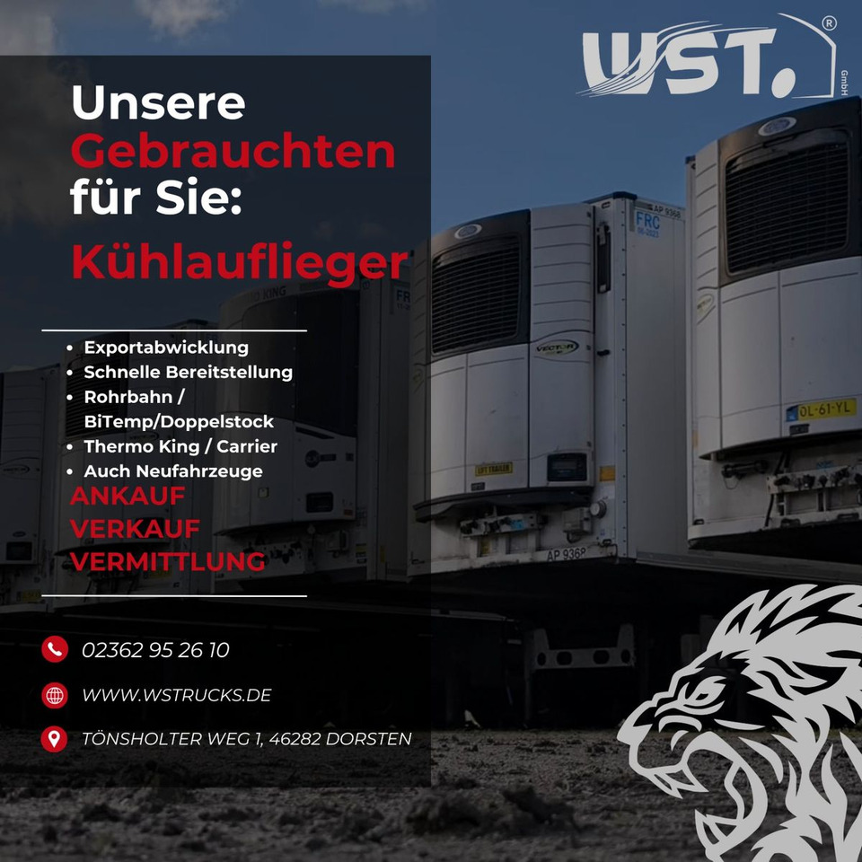 Schmitz Cargobull Kühlauflieger Blumenbreit Vector 1550 - Chladírenský návěs: obrázek 2 Schmitz Cargobull Kühlauflieger Blumenbreit Vector 1550 - Chladírenský návěs: obrázek 2