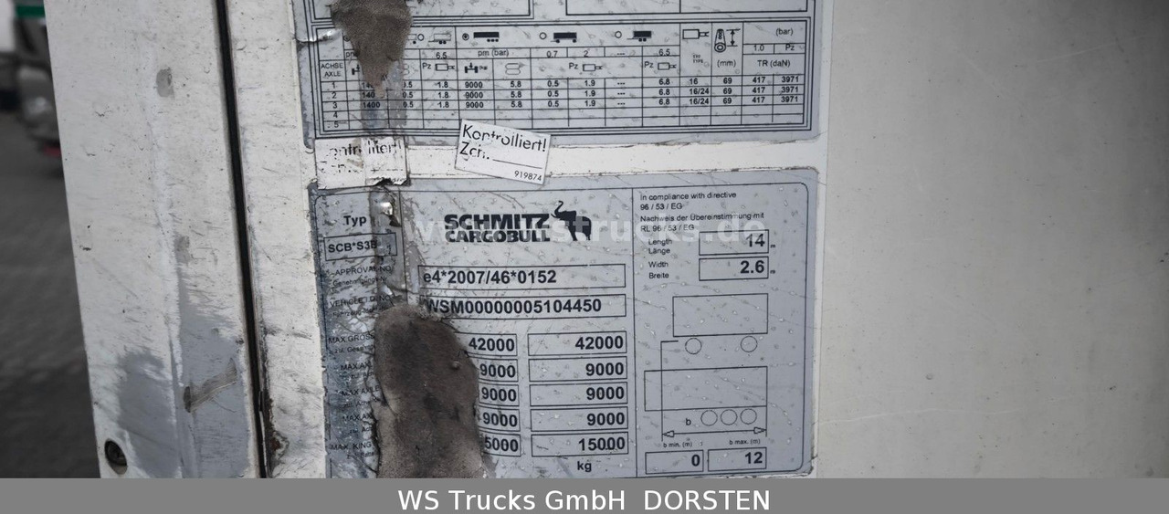 Schmitz Cargobull SKO 24 Kühlauflieger | Rohrbahn Vector 1850Mt - Chladírenský návěs: obrázek 5 Schmitz Cargobull SKO 24 Kühlauflieger | Rohrbahn Vector 1850Mt - Chladírenský návěs: obrázek 5
