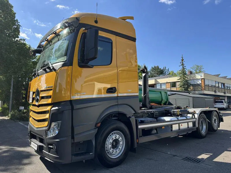 Mercedes-Benz Actros 2546 6x2 2646 Lenk/Lift MEILLER 2170 Intarder - Kontejnérový podvozek/ Výměnná nástavba, Auto s hydraulickou rukou: obrázek 1 Mercedes-Benz Actros 2546 6x2 2646 Lenk/Lift MEILLER 2170 Intarder - Kontejnérový podvozek/ Výměnná nástavba, Auto s hydraulickou rukou: obrázek 1