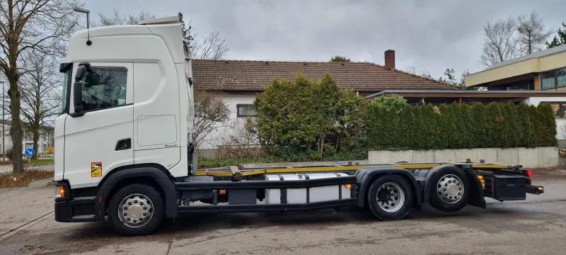 Scania 6X2 BDF Intarder Lenkachse VANTEC hyd. Hubrahmen - Kontejnérový podvozek/ Výměnná nástavba: obrázek 5 Scania 6X2 BDF Intarder Lenkachse VANTEC hyd. Hubrahmen - Kontejnérový podvozek/ Výměnná nástavba: obrázek 5