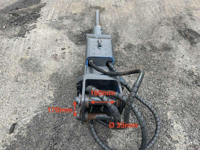 122 Kgs / Pelles 1 à 2,5 Tonnes - Hydraulické kladivo pro Stavební technika: obrázek 4 122 Kgs / Pelles 1 à 2,5 Tonnes - Hydraulické kladivo pro Stavební technika: obrázek 4