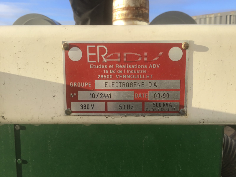 Elektrický generátor Detroit Diesel 12V92 TA GENERATOR 500KVA USED: obrázek 6