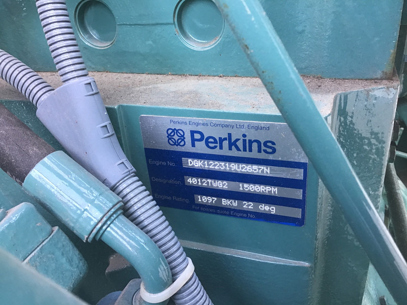 Perkins 4012 TWG2 GENERATOR 1000KVA USED - Elektrický generátor: obrázek 5 Perkins 4012 TWG2 GENERATOR 1000KVA USED - Elektrický generátor: obrázek 5