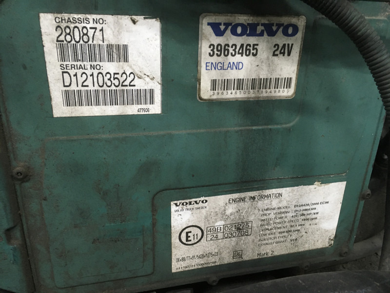 Stavební technika Volvo D12A 420 FOR PARTS: obrázek 6