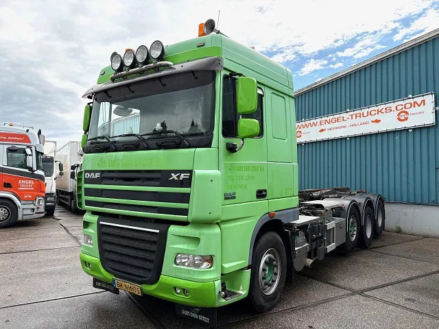DAF XF 105.460 8x2 CHASSIS WITH MULTILIFT SYSTEM (ZF16 MANUAL GEARBOX / MX-BRAKE / 9.000 KG. FRONT-AXLE / LIFT-AXLES / FRIDGE / ETC. - Kontejnérový podvozek/ Výměnná nástavba: obrázek 1 DAF XF 105.460 8x2 CHASSIS WITH MULTILIFT SYSTEM (ZF16 MANUAL GEARBOX / MX-BRAKE / 9.000 KG. FRONT-AXLE / LIFT-AXLES / FRIDGE / ETC. - Kontejnérový podvozek/ Výměnná nástavba: obrázek 1