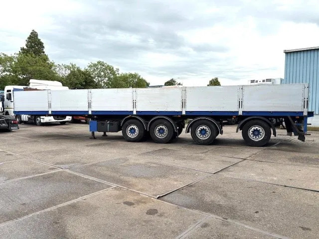 Návěs valník/ Plato Kwb KWB P-504-STI-H 4-AXLE FLATBED TRAILER (SAF AXLES / 2x STEERING AXLE / 2x LIFT-AXLE / ALUMINIUM SIDE BORDS /ABS-EBS): obrázek 5