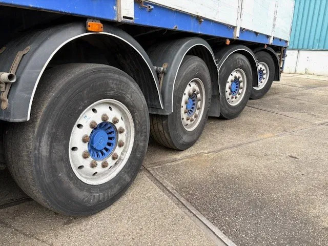 Návěs valník/ Plato Kwb KWB P-504-STI-H 4-AXLE FLATBED TRAILER (SAF AXLES / 2x STEERING AXLE / 2x LIFT-AXLE / ALUMINIUM SIDE BORDS /ABS-EBS): obrázek 8