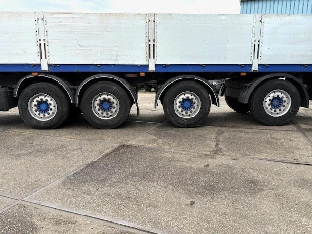 Návěs valník/ Plato Kwb KWB P-504-STI-H 4-AXLE FLATBED TRAILER (SAF AXLES / 2x STEERING AXLE / 2x LIFT-AXLE / ALUMINIUM SIDE BORDS /ABS-EBS): obrázek 7