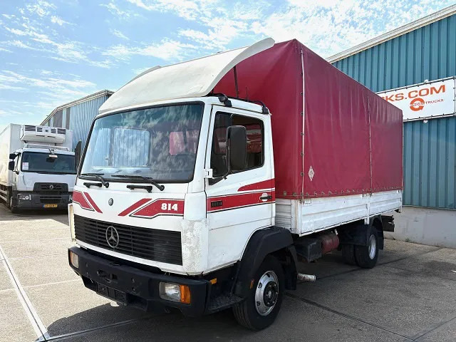 Mercedes-Benz LK 814 K 6-CILINDER FULL STEEL WITH TENT BOX / CATTLE BOX (MANUAL GEARBOX / FULL STEEL SUSPENSION) - Plachtový nákladní auto: obrázek 1 Mercedes-Benz LK 814 K 6-CILINDER FULL STEEL WITH TENT BOX / CATTLE BOX (MANUAL GEARBOX / FULL STEEL SUSPENSION) - Plachtový nákladní auto: obrázek 1
