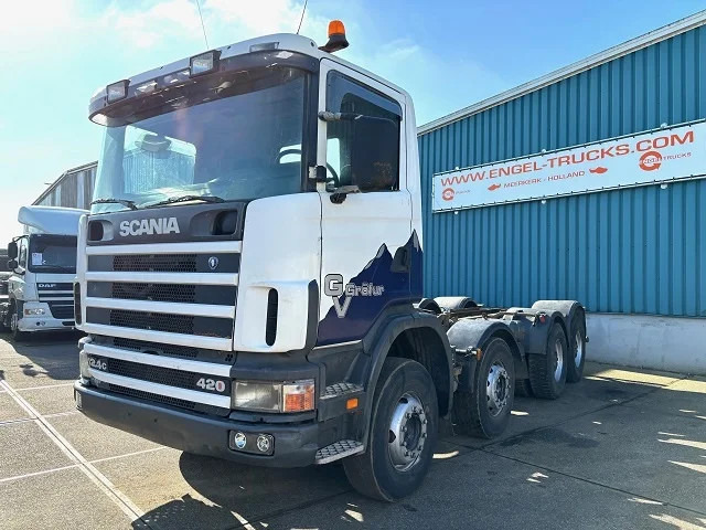 Scania R124-420 C 8x4 FULL STEEL CHASSIS (EURO 3 / FULL STEEL SUSPENSION / REDUCTION AXLES / GRS900 GEARBOX) - Podvozek s kabinou: obrázek 1 Scania R124-420 C 8x4 FULL STEEL CHASSIS (EURO 3 / FULL STEEL SUSPENSION / REDUCTION AXLES / GRS900 GEARBOX) - Podvozek s kabinou: obrázek 1