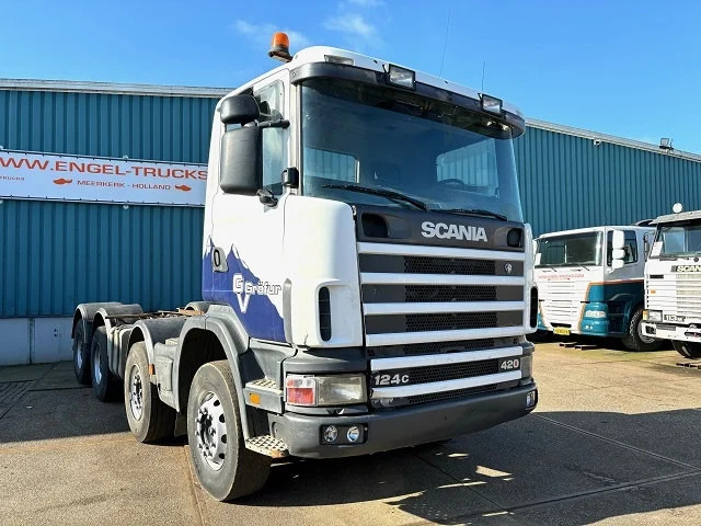 Scania R124-420 C 8x4 FULL STEEL CHASSIS (EURO 3 / FULL STEEL SUSPENSION / REDUCTION AXLES / GRS900 GEARBOX) - Podvozek s kabinou: obrázek 3 Scania R124-420 C 8x4 FULL STEEL CHASSIS (EURO 3 / FULL STEEL SUSPENSION / REDUCTION AXLES / GRS900 GEARBOX) - Podvozek s kabinou: obrázek 3
