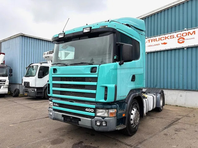 Scania R114-380 LA SLEEPERCAB 4x2 (EURO 2 / MANUAL GEARBOX / HYDRAULIC KIT / P.T.O. / FULL SPOILERSET / ETC.) - Tahač: obrázek 1 Scania R114-380 LA SLEEPERCAB 4x2 (EURO 2 / MANUAL GEARBOX / HYDRAULIC KIT / P.T.O. / FULL SPOILERSET / ETC.) - Tahač: obrázek 1