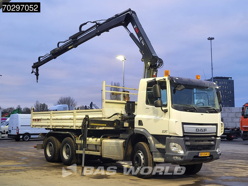 DAF CF 370 CF 6X4 HIAB 144 BS-3 HIDUO Crane Kran 8m3 Tipper Big-Axle Steelsuspension Euro 6 - Sklápěč, Auto s hydraulickou rukou: obrázek 3 DAF CF 370 CF 6X4 HIAB 144 BS-3 HIDUO Crane Kran 8m3 Tipper Big-Axle Steelsuspension Euro 6 - Sklápěč, Auto s hydraulickou rukou: obrázek 3