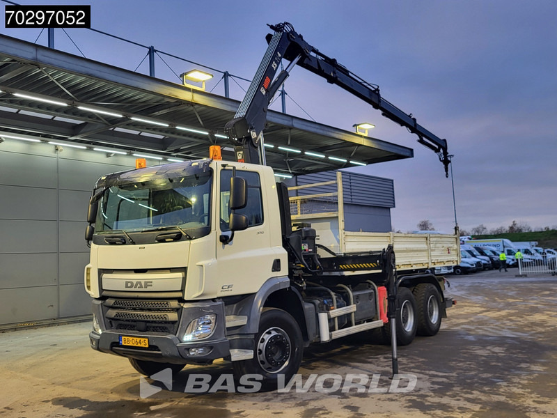DAF CF 370 CF 6X4 HIAB 144 BS-3 HIDUO Crane Kran 8m3 Tipper Big-Axle Steelsuspension Euro 6 - Sklápěč, Auto s hydraulickou rukou: obrázek 2 DAF CF 370 CF 6X4 HIAB 144 BS-3 HIDUO Crane Kran 8m3 Tipper Big-Axle Steelsuspension Euro 6 - Sklápěč, Auto s hydraulickou rukou: obrázek 2