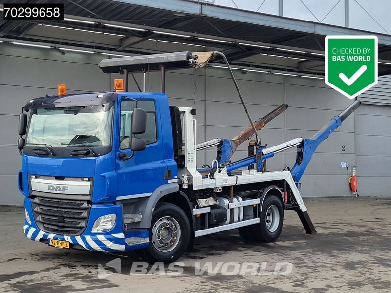 DAF CF 400 4X2 NL-Truck APK 14tons VDL skiploader ACC Automatic Euro 6 - Ramenový nosič kontajnerov: obrázek 1 DAF CF 400 4X2 NL-Truck APK 14tons VDL skiploader ACC Automatic Euro 6 - Ramenový nosič kontajnerov: obrázek 1