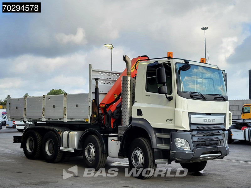 DAF CF 460 8X4 Palfinger PK18002 EH Crane tipper Retarder Big-Axle Steelsuspension Manual - Sklápěč, Auto s hydraulickou rukou: obrázek 3 DAF CF 460 8X4 Palfinger PK18002 EH Crane tipper Retarder Big-Axle Steelsuspension Manual - Sklápěč, Auto s hydraulickou rukou: obrázek 3