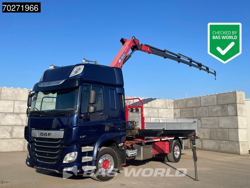 DAF CF 530 4X2 HMF 1820-RC Kran Crane Retarder Space cab Euro 6 - Nákladní automobil valníkový/ Plošinový, Auto s hydraulickou rukou: obrázek 1 DAF CF 530 4X2 HMF 1820-RC Kran Crane Retarder Space cab Euro 6 - Nákladní automobil valníkový/ Plošinový, Auto s hydraulickou rukou: obrázek 1