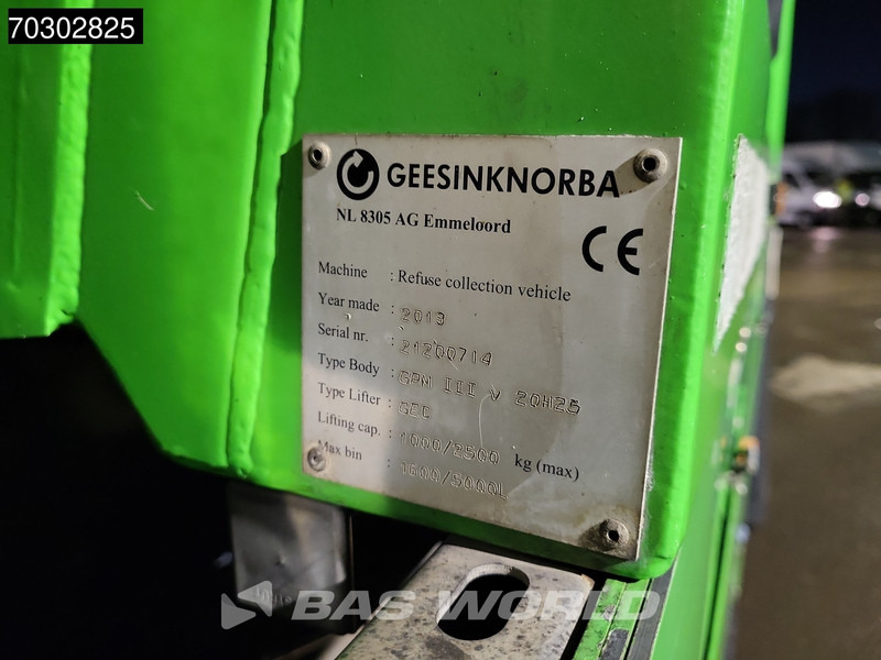 Vůz na odvoz odpadků DAF CF75 250 6X2 Geesink Norba GPM III v 20H25 steering axle Automatic Euro 5: obrázek 17