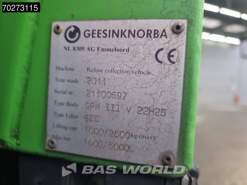 Vůz na odvoz odpadků DAF CF75.250 6X2 NL-Truck Lenkachse Geesink GPM III 22H25 Euro 5: obrázek 14