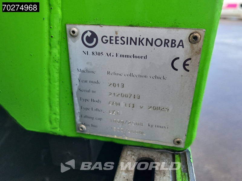 Vůz na odvoz odpadků DAF CF75.250 6X2 NL-Truck Lenkachse GeesinkNorba GPM III 20H25 Euro 5: obrázek 15