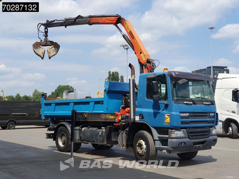 DAF CF75.310 4X2 Palfinger PK12000 Kran Crane 7m3 tipper Big-Axle Steelsuspension Euro 3 - Sklápěč, Auto s hydraulickou rukou: obrázek 3 DAF CF75.310 4X2 Palfinger PK12000 Kran Crane 7m3 tipper Big-Axle Steelsuspension Euro 3 - Sklápěč, Auto s hydraulickou rukou: obrázek 3