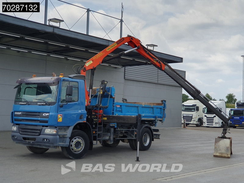DAF CF75.310 4X2 Palfinger PK12000 Kran Crane 7m3 tipper Big-Axle Steelsuspension Euro 3 - Sklápěč, Auto s hydraulickou rukou: obrázek 5 DAF CF75.310 4X2 Palfinger PK12000 Kran Crane 7m3 tipper Big-Axle Steelsuspension Euro 3 - Sklápěč, Auto s hydraulickou rukou: obrázek 5