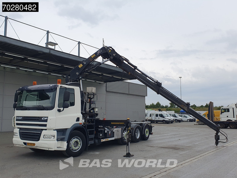 DAF CF85.360 8X2 NL-Truck Hiab 211 E-3 Hipro Kran 21tons Multilift Lift+steering Euro 5 - Hákový nosič kontejnerů, Auto s hydraulickou rukou: obrázek 5 DAF CF85.360 8X2 NL-Truck Hiab 211 E-3 Hipro Kran 21tons Multilift Lift+steering Euro 5 - Hákový nosič kontejnerů, Auto s hydraulickou rukou: obrázek 5