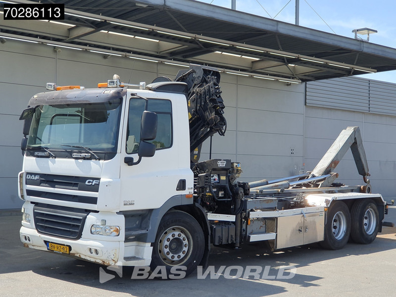 DAF CF85.360 CF 6X2 NL-Truck Hiab 211 EP-4 HIDUO Crane + Hooklift Liftachse Euro 5 - Hákový nosič kontejnerů, Auto s hydraulickou rukou: obrázek 3 DAF CF85.360 CF 6X2 NL-Truck Hiab 211 EP-4 HIDUO Crane + Hooklift Liftachse Euro 5 - Hákový nosič kontejnerů, Auto s hydraulickou rukou: obrázek 3