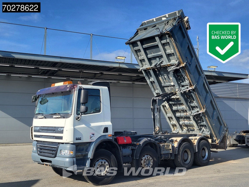 DAF CF85.410 8X4 13m3 Meiller 2-side tipper Big-Axle steel suspension Automatic Euro 4 - Sklápěč: obrázek 1 DAF CF85.410 8X4 13m3 Meiller 2-side tipper Big-Axle steel suspension Automatic Euro 4 - Sklápěč: obrázek 1