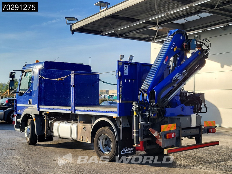 Nákladní automobil valníkový/ Plošinový, Auto s hydraulickou rukou DAF LF 260 LF 4X2 HIAB 111 B-2 HIDUO Crane Automatic ACC Euro 6: obrázek 9