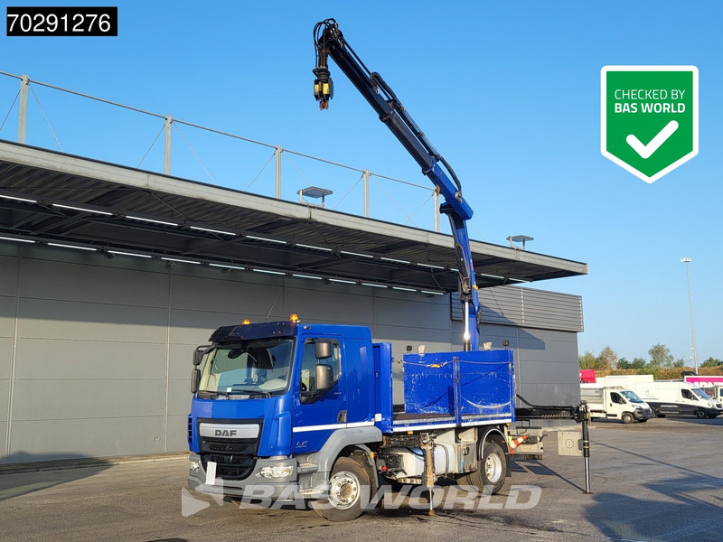 DAF LF 260 LF 4X2 HIAB 111 B-2 Hiduo Crane Automatic ACC Euro 6 - Nákladní automobil valníkový/ Plošinový, Auto s hydraulickou rukou: obrázek 1 DAF LF 260 LF 4X2 HIAB 111 B-2 Hiduo Crane Automatic ACC Euro 6 - Nákladní automobil valníkový/ Plošinový, Auto s hydraulickou rukou: obrázek 1
