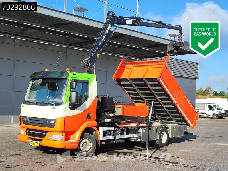DAF LF45.210 LF 4X2 MKG HLK 66 Crane Manual Euro 5 - Sklápěč, Auto s hydraulickou rukou: obrázek 1 DAF LF45.210 LF 4X2 MKG HLK 66 Crane Manual Euro 5 - Sklápěč, Auto s hydraulickou rukou: obrázek 1