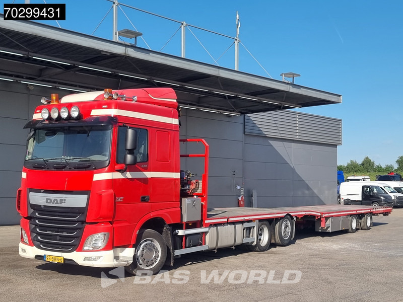 DAF XF 440 6X2 NL-combi Transporter HMF 900-K2 Kran Winch Lift-Lenkachse Euro 6 - Nákladní automobil valníkový/ Plošinový, Auto s hydraulickou rukou: obrázek 5 DAF XF 440 6X2 NL-combi Transporter HMF 900-K2 Kran Winch Lift-Lenkachse Euro 6 - Nákladní automobil valníkový/ Plošinový, Auto s hydraulickou rukou: obrázek 5