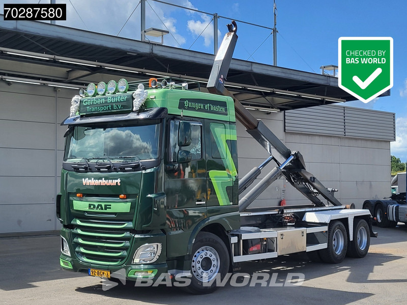 DAF XF 460 XF 6X2 NL-Truck VDL S-25-6400 Hooklift Liftaxle Manual Navi ACC Euro 6 - Hákový nosič kontejnerů: obrázek 1 DAF XF 460 XF 6X2 NL-Truck VDL S-25-6400 Hooklift Liftaxle Manual Navi ACC Euro 6 - Hákový nosič kontejnerů: obrázek 1