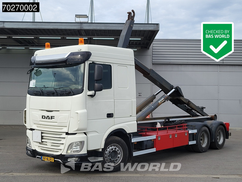 DAF XF 480 6X2 NL-Truck VDL S25-6400 Lift-Axle Automatic ACC Euro 6 - Hákový nosič kontejnerů: obrázek 1 DAF XF 480 6X2 NL-Truck VDL S25-6400 Lift-Axle Automatic ACC Euro 6 - Hákový nosič kontejnerů: obrázek 1