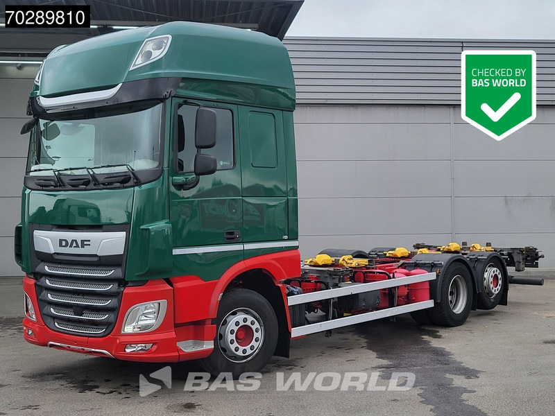 DAF XF 480 6X2 Retarder BDF Lift-Axle Automatic Navi ACC Euro 6 - Kontejnérový podvozek/ Výměnná nástavba: obrázek 1 DAF XF 480 6X2 Retarder BDF Lift-Axle Automatic Navi ACC Euro 6 - Kontejnérový podvozek/ Výměnná nástavba: obrázek 1