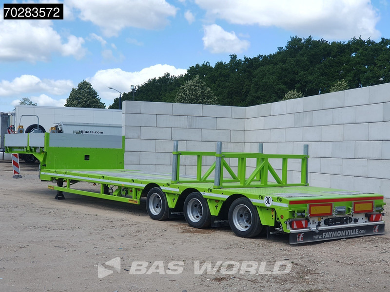 Faymonville F-S43-1AAF 3 axles Extendable Twistlocks 3x Hydraulic Steering Galvanised - Podvalníkový návěs: obrázek 2 Faymonville F-S43-1AAF 3 axles Extendable Twistlocks 3x Hydraulic Steering Galvanised - Podvalníkový návěs: obrázek 2