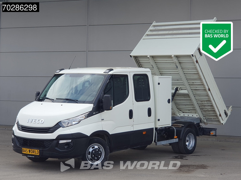 Iveco Daily 35C12 Open Laadbak met Kist Dubbel Cabine Dubbellucht 3,5t Trekhaak Airco Cruise Euro6 Pritsche Pickup Open Box 2m3 A/C Towbar C - Dodávka valník: obrázek 1 Iveco Daily 35C12 Open Laadbak met Kist Dubbel Cabine Dubbellucht 3,5t Trekhaak Airco Cruise Euro6 Pritsche Pickup Open Box 2m3 A/C Towbar C - Dodávka valník: obrázek 1